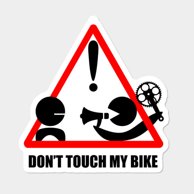 Warning tag for all bikes.